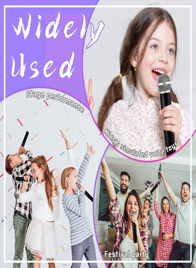 Zddaoole 3 Pcs Kids Microphone Toy,Plastic Fake Microphone Pretend Play Toy Black Stage Mics Toys for Halloween Christmas Karaoke Costume Party Favors - Image 5